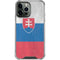 Slovakia Flag Distressed iPhone 14 Pro Max Clear Case